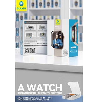 گلس ، محافظ صفحه بلو اپل واچ با کیت نصب اتوماتیک Blueo Apple Watch With Applicator